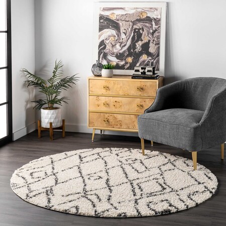 Nuloom Nieves Moroccan Diamond Tassel Area Rug 3ft x 5ft GCDI01A-O305